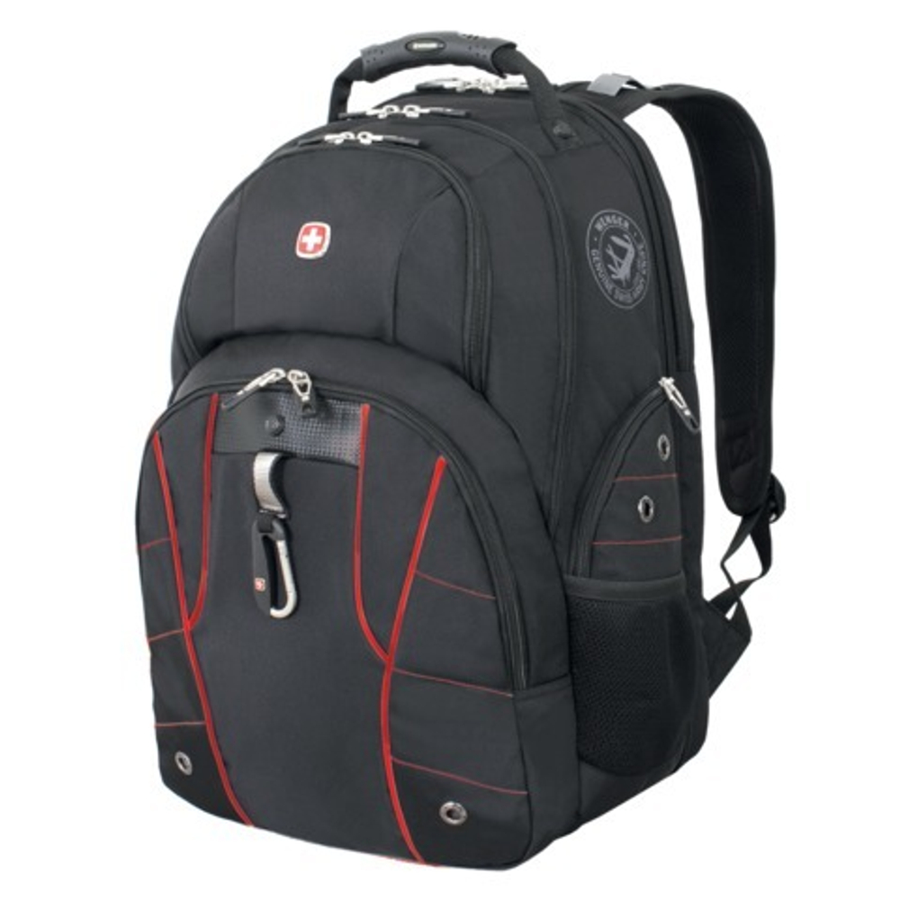 Рюкзак WENGER, универсальный, черный, функция ScanSmart, 29 л, 34х18х47см, 6939201408