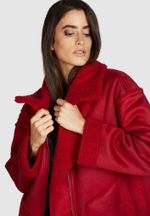 Дубленка Marc Aurel 93260 красный