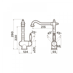 Кухонный смеситель Omoikiri Kyoto-SI