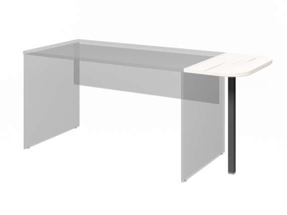 Столешница приставная 700х380х25 L-81