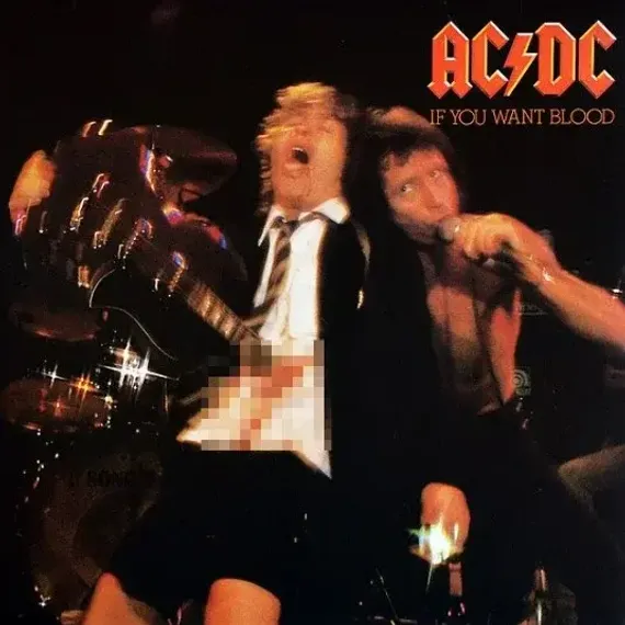 AC/DC - If You Want Blood You&#39;ve Got It Coloured Gold LP