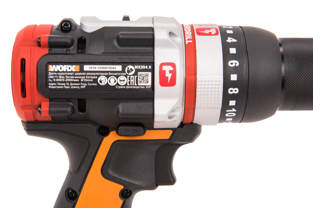 Дрель-шуруповерт ударная аккумуляторная WORX WX354