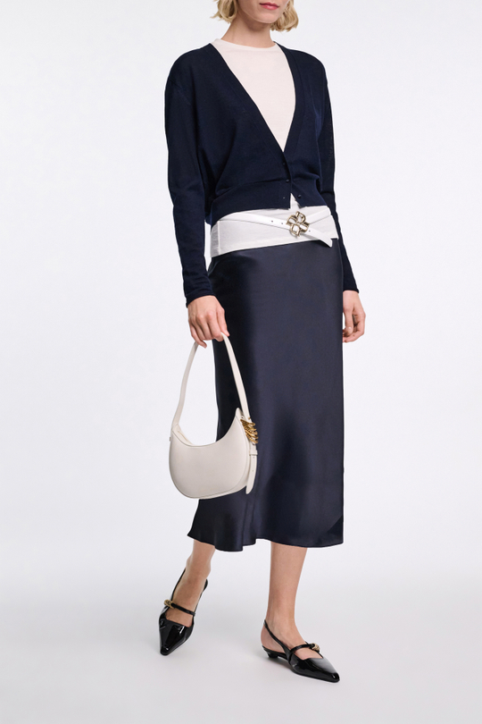 Юбка из шелка