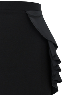 Юбка миди с воланами