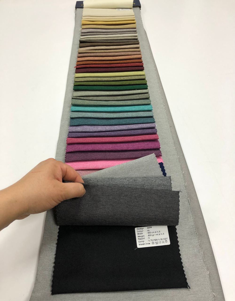 Портьерная ткань лен Megara арт. 6699