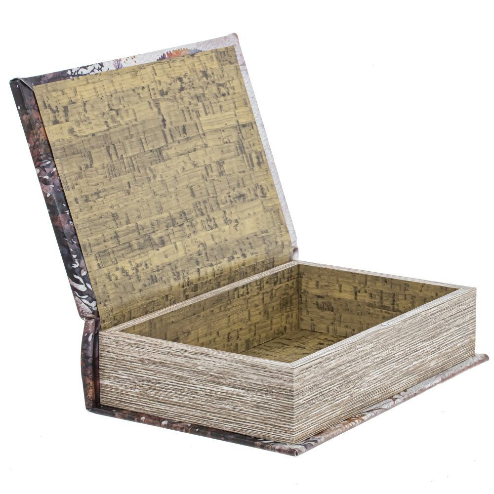 GAEM Шкатулка-книга с зеркальным элементом, L18 W7 H27 см