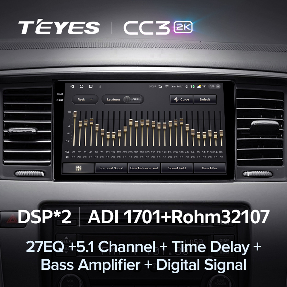 Teyes CC3 2K 9"для Nissan Patrol 6 2010-2020