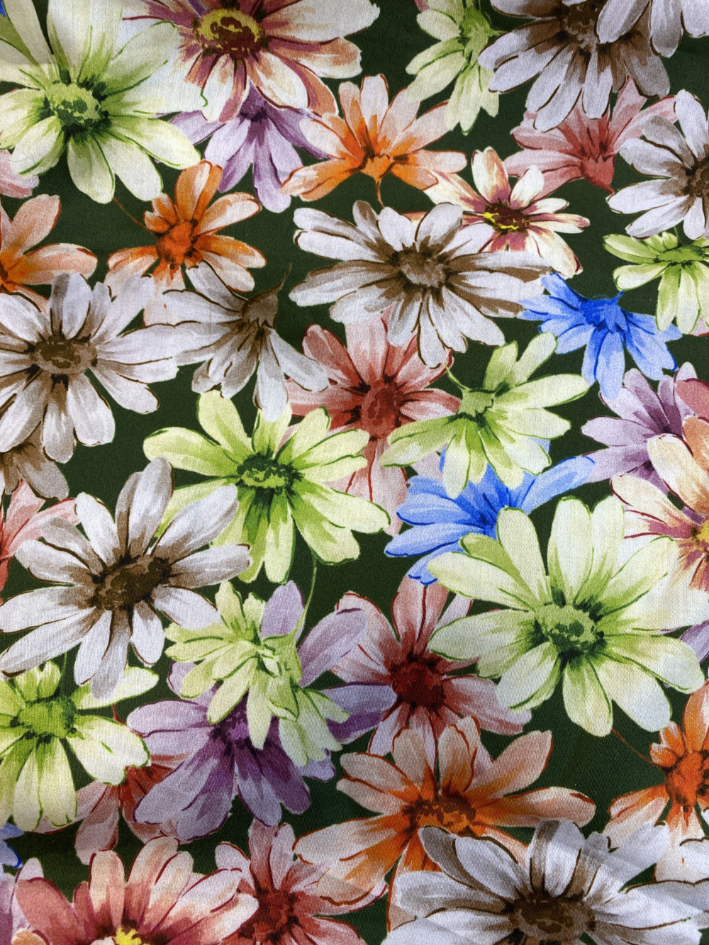 Ткань хлопок/шелк 100%-хлопок (Италия) ш-150см 1м