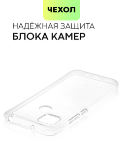 Чехол BROSCORP для Xiaomi Redmi 10A оптом (арт. XM-R10A-TPU-TRANSPARENT)