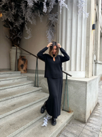 Юбка ALESSANDRA с разрезом, чёрный