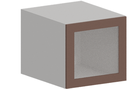 Кухня Модуль ШВГС 519 Вотан / Пудрово-розовый