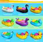 Электрическая бамперная лодка «Курочка» на часовом механизме