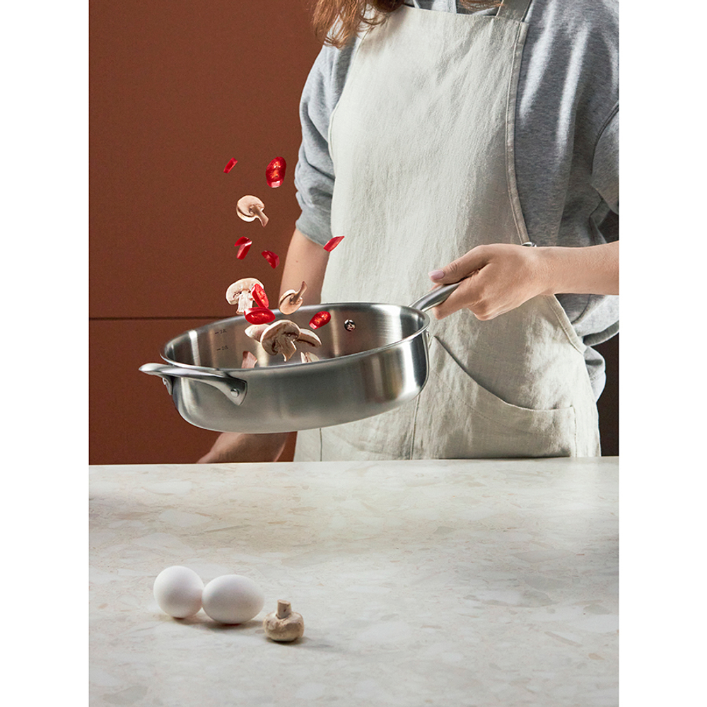 Сотейник с крышкой 3ply etalon, D26 см