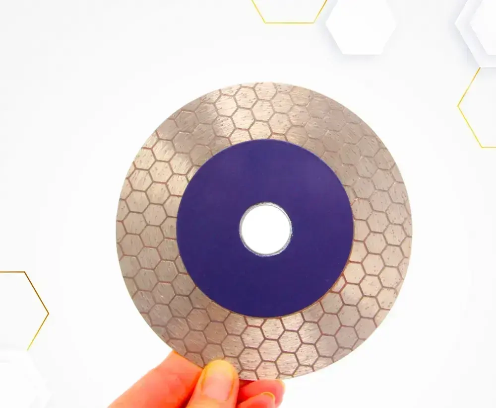 Диск алмазный по керамограниту 125 для резки, заусовки, Инструмент №1