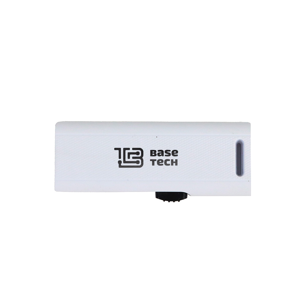 Флешка BaseTech BS1 64Гб, USB-A 2.0, белый (BS1-64GB-WH)