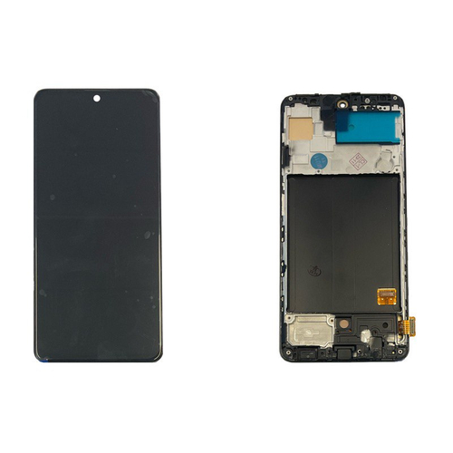 Дисплей для Samsung Galaxy A51 (A515F) с тачскрином и рамкой Черный - Oled (Full Size)