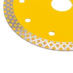 Диск алмазный отрезной сплошной, 125х22,2мм, сухой/мокрый рез KRANZ