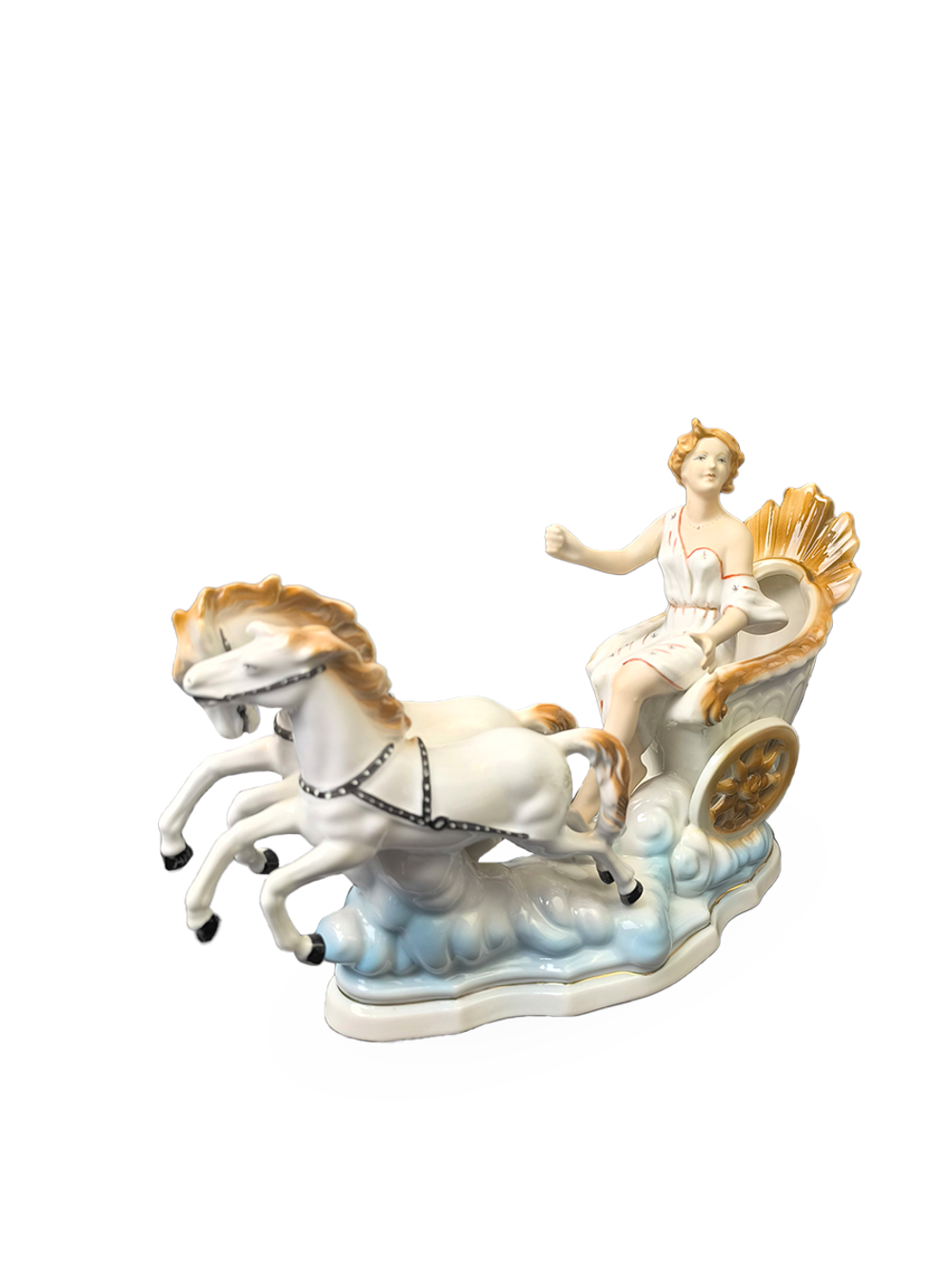 Фарфоровая статуэтка "Карета в облаках" Crown Regent