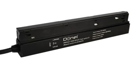 Блок питания 100W 48V 2А устанавливаемый в шинопровод Space Track , L233xW22xH25 мм, черный