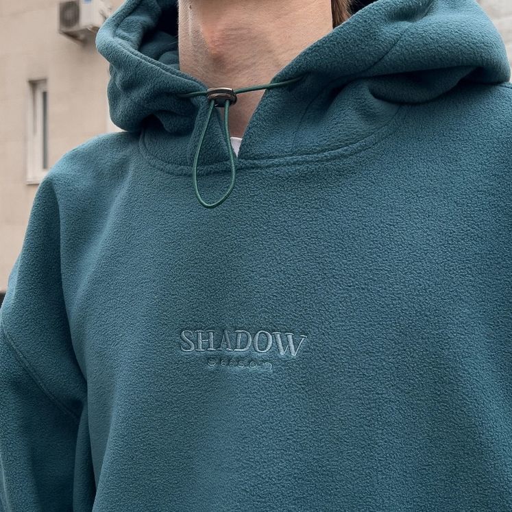 Худи SHADOW Fleece Total, аквамарин