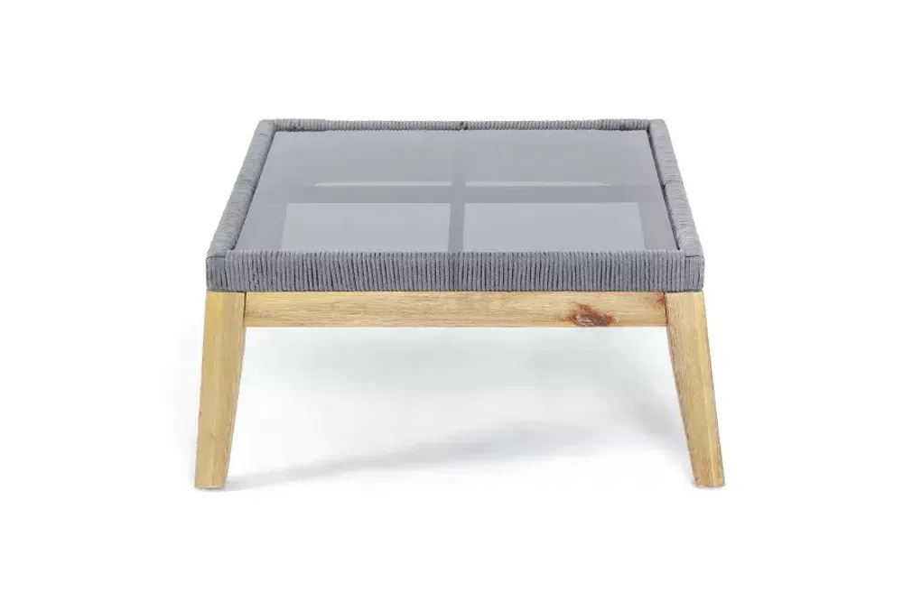 "Барселона" столик кофейный, деревянный каркас, акация