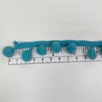 Тесьма с помпонами, цвет Морской