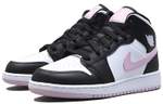 Jordan 1 Mid White Black Light Arctic Pink GS
