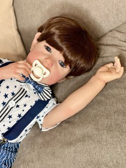 Кукла Реборн мягконабивная 70см в пакете (FA-349)