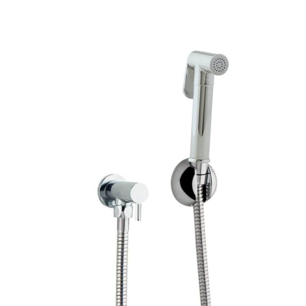 Гигиенический душ с угловым краном и латунной лейкой WC 114102