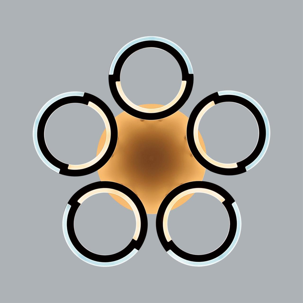 8027/55CL LEDIO LN25 247 белый/белый, металл/акрил Потолочный светильник с ПДУ LED 55W 3000-6000К 220V KALIFA