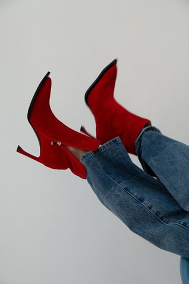 Ботильоны ANRY RED SUEDE