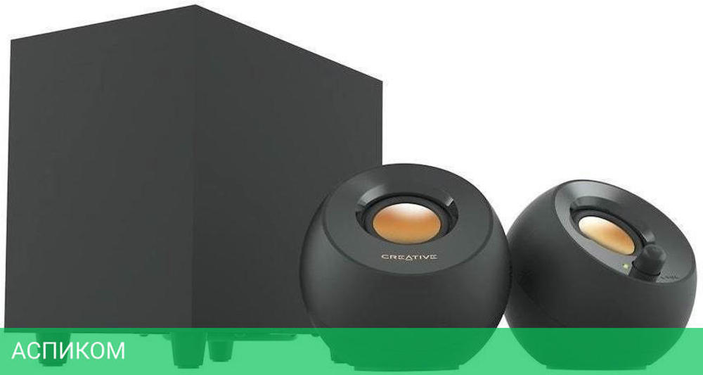 Акустика Creative Pebble Plus черный (51MF0480AA000)