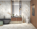 Керамогранит Arcadia Ceramica Calacatta Oro 60x120 см 1.44 м² глянцевый цвет белый