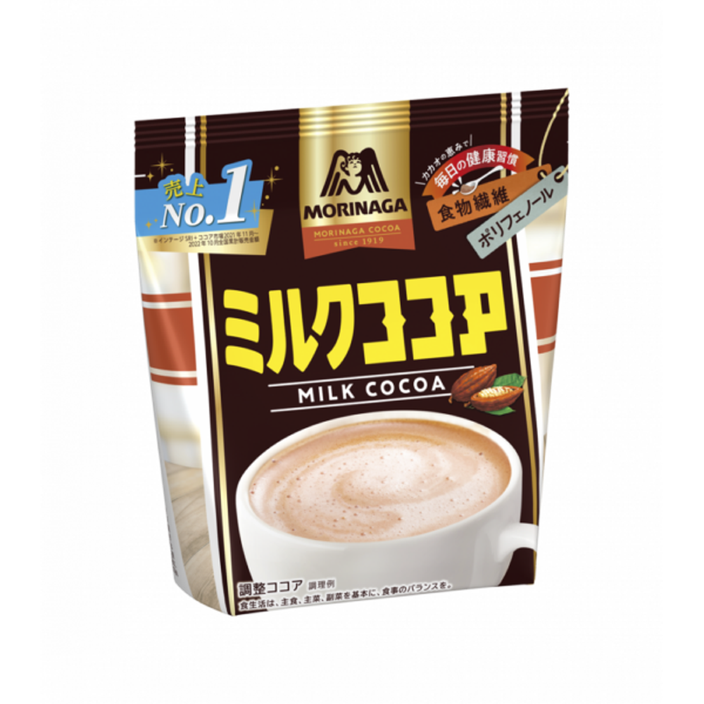 Какао растворимое молочное 240 г Morinaga MILK COCOA (мягкая упаковка)