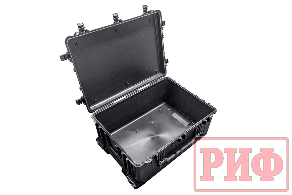 Кейс защитный ударопрочный РИФ 790х595х365 мм на колесах с телескопической ручкой IP55