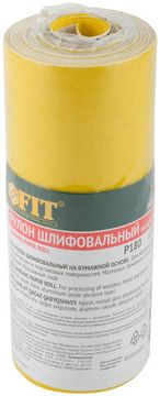 Рулон шлифовальный мини на бумажной основе, алюминий-оксидный абразивный слой 115 мм х 5 м, Р 180