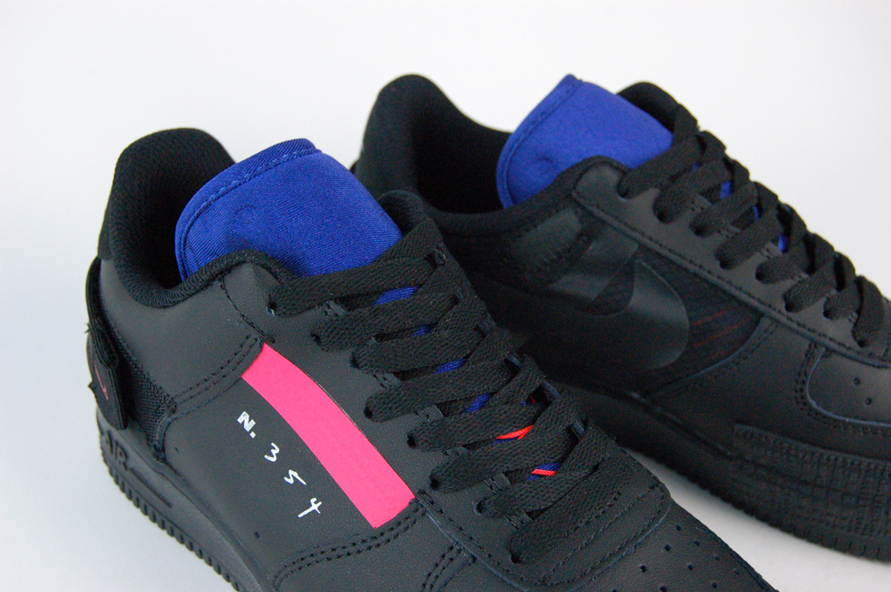 Кроссовки Nike Air Force 1 Type Black / Anthracite-Pink Tint 2