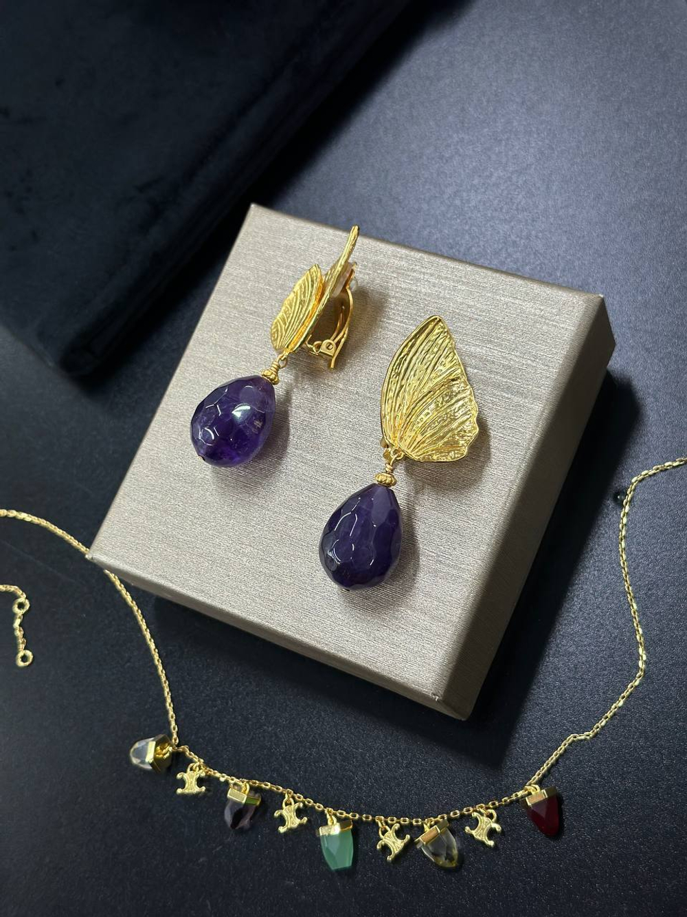 Серьги Yves Saint Laurent