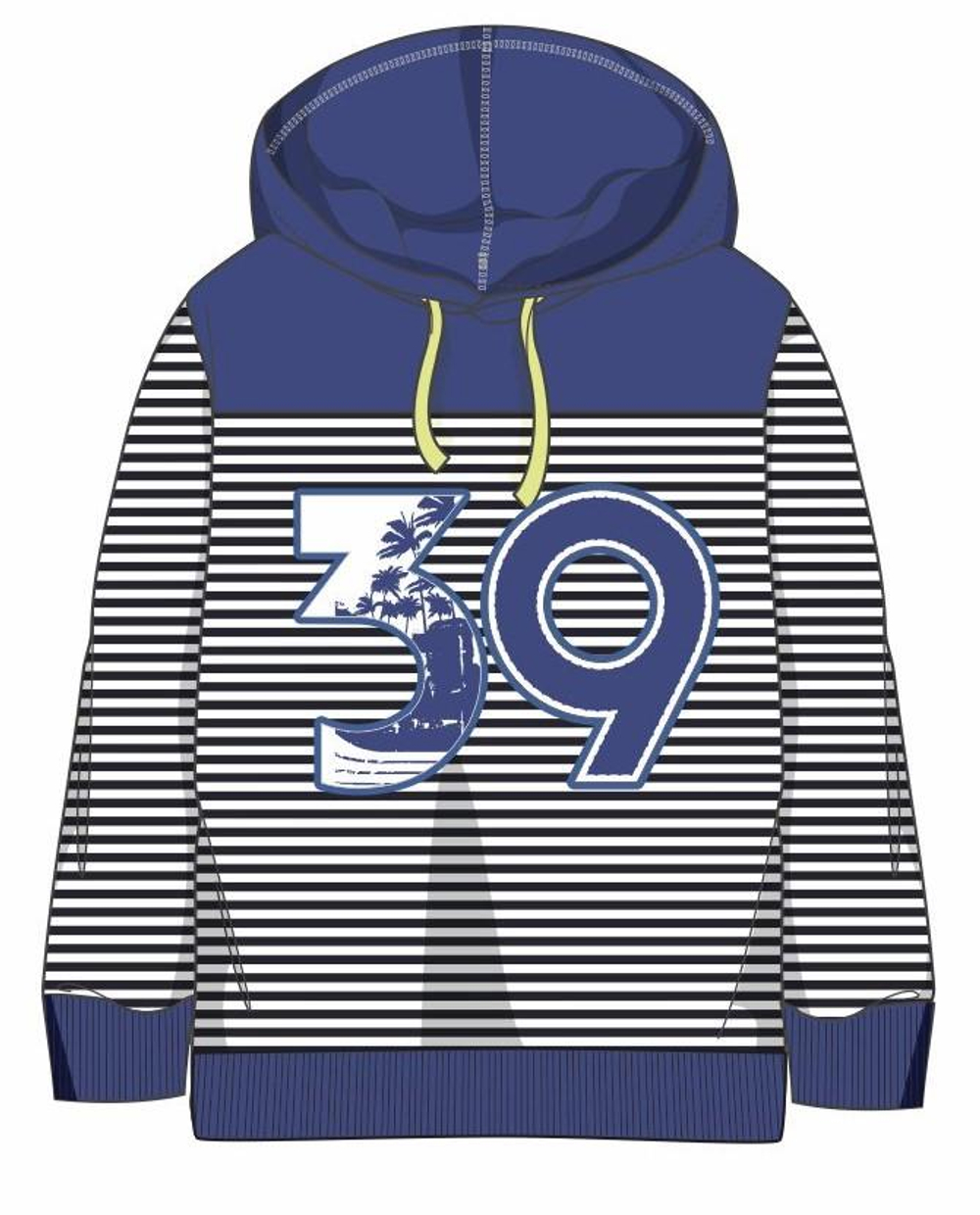 Толстовка д/мал, т.син., р.116, (Батик) 01043_BAT