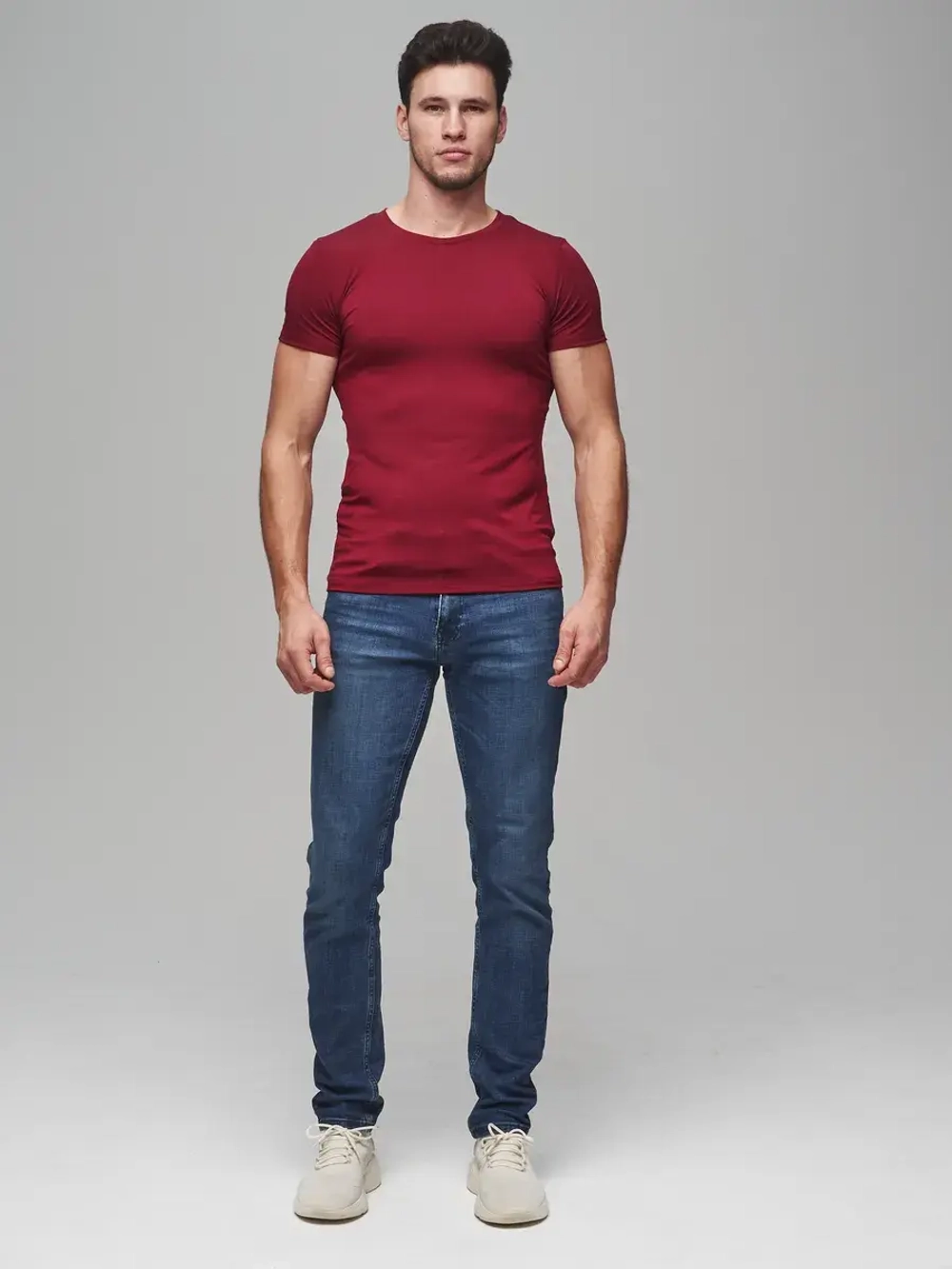 Футболка спортивная однотонная