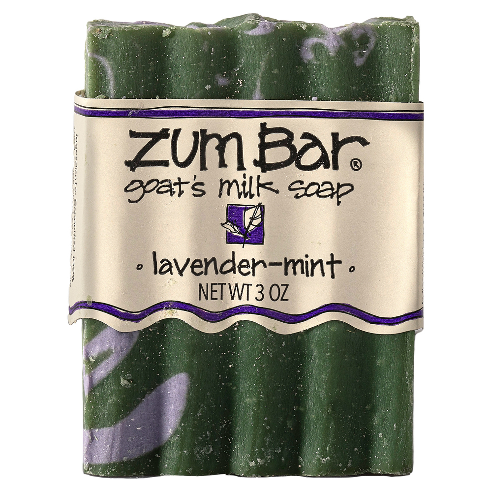ZUM, Zum Bar, мыло с козьим молоком, лаванда и мята, 3 унции