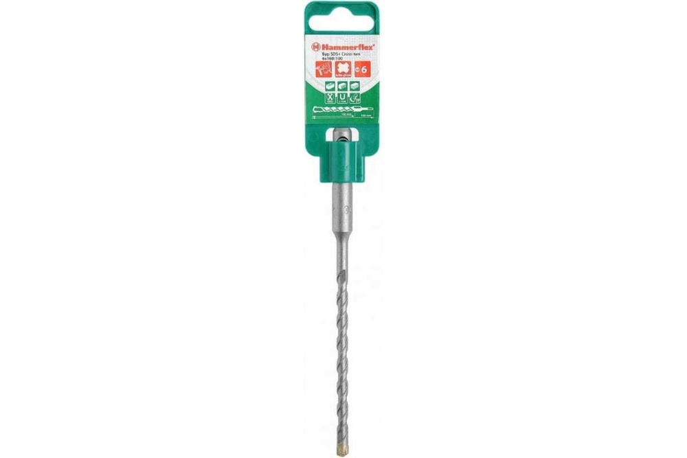 Бур Hammer Flex 201-311  SDS+ 6х100/160мм Cross-тип