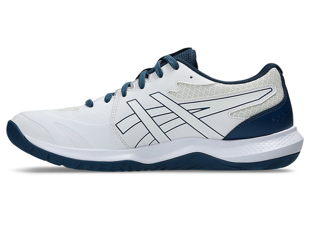 Мужские кроссовки для бадминтона/сквоша Asics Gel-Tactic 13 - white/mako blue