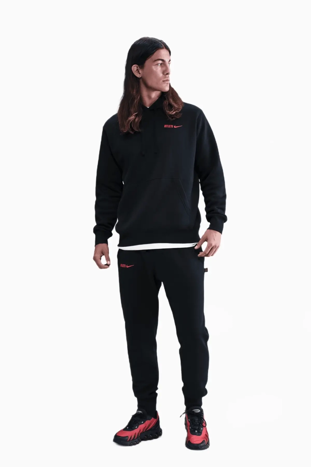 Кофта Nike Atletico Madrid 25/26 Club - черный