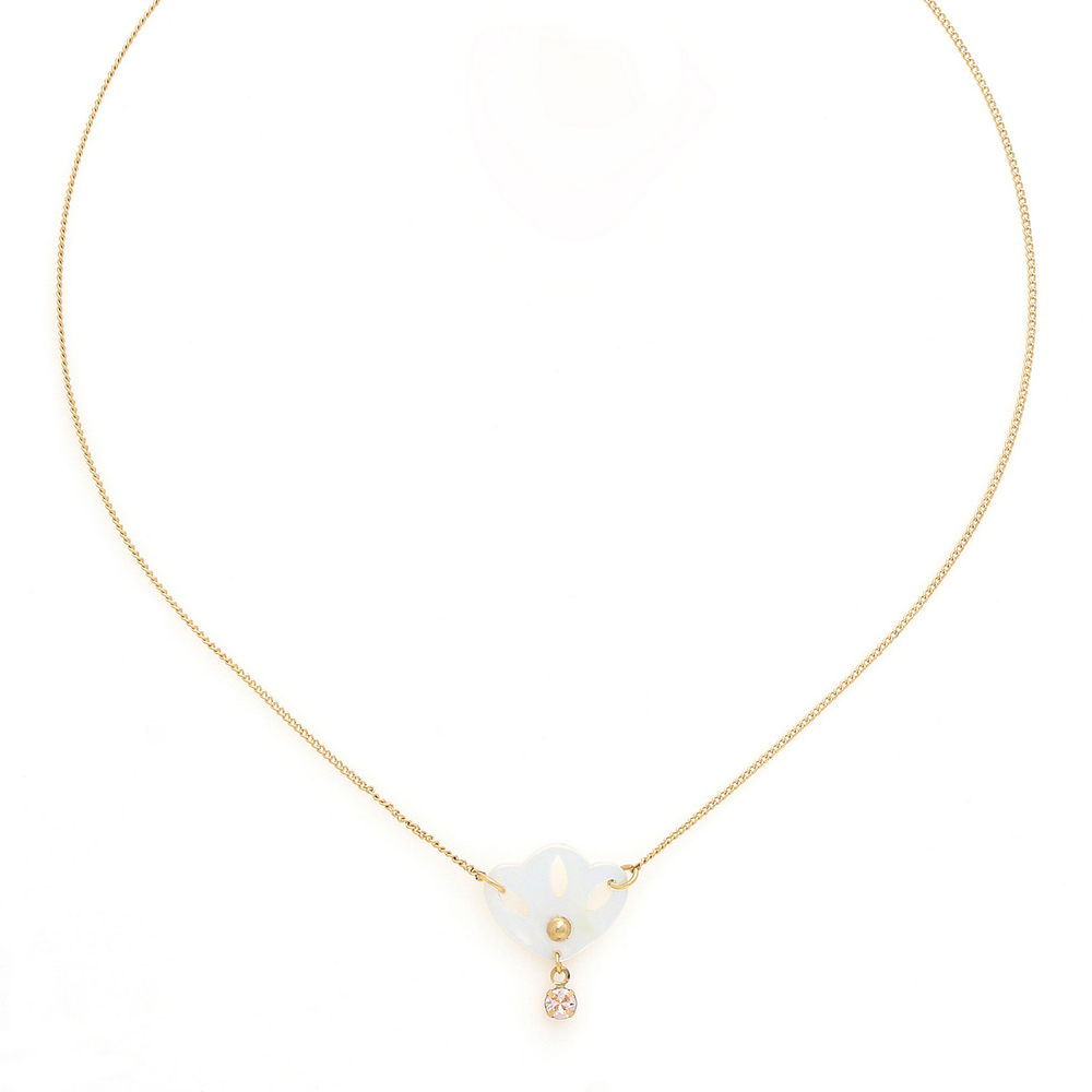 Колье Franck Herval, Angelique, с перламутром и стразами, FH26.1-15-64510 (белый)