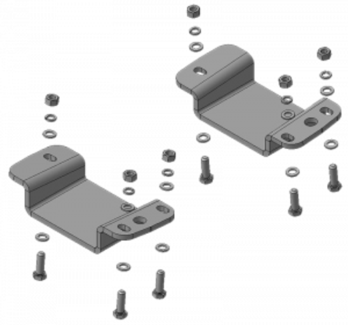 Защита стальная 4 мм СБ Renault Duster (комплект MOTODOR.151701