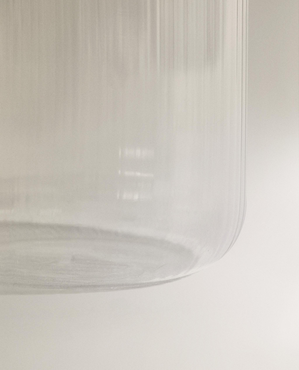 Zara Home чашка из боросиликатного стекла, цвет серый, 9 см