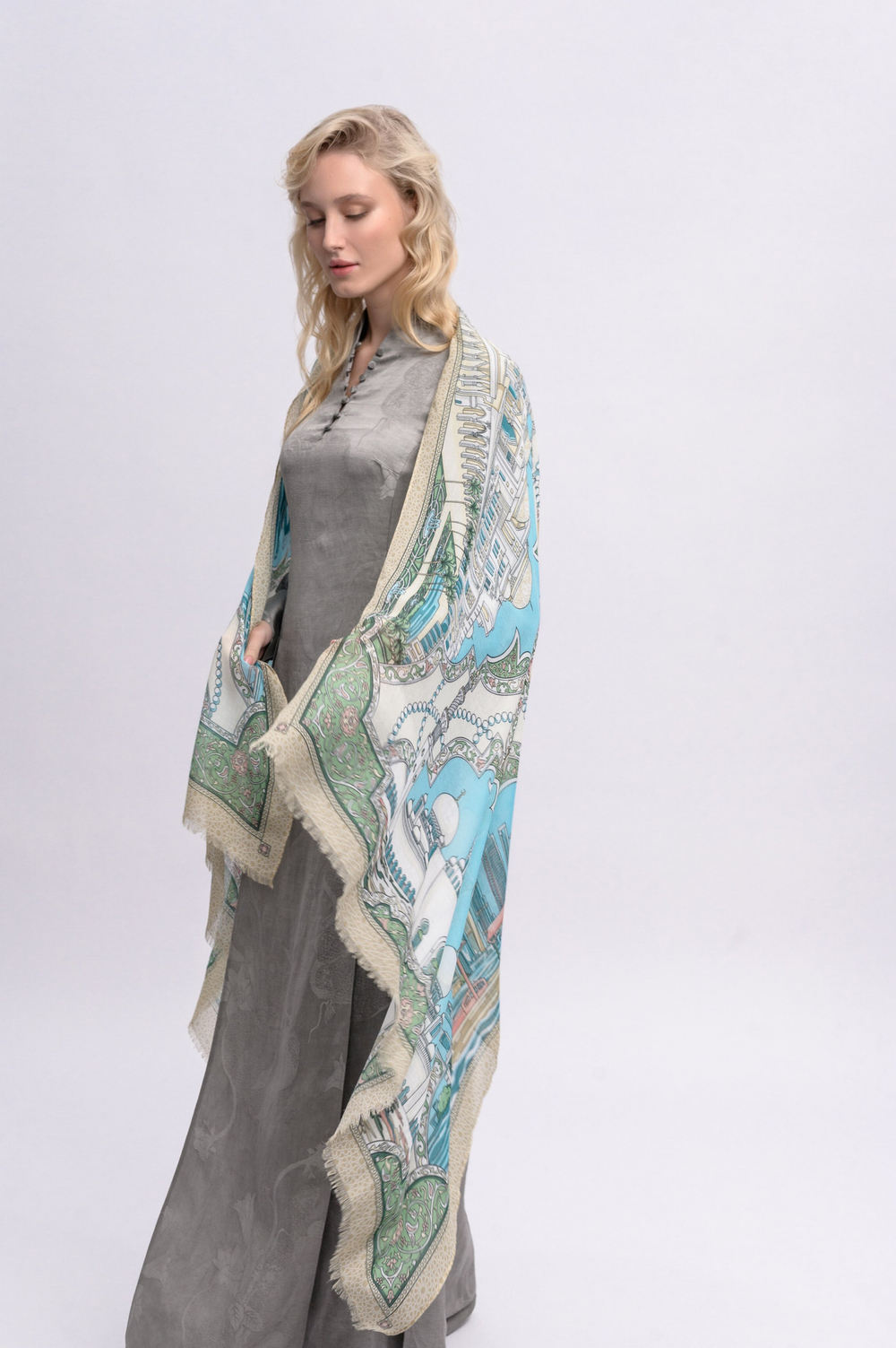 Шарф/Палантин «Объединенные Арабские Эмираты–Россия»