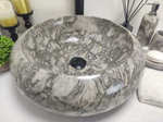 Раковина из мрамора Donut Doreng Grey DM-60246 45*45*15