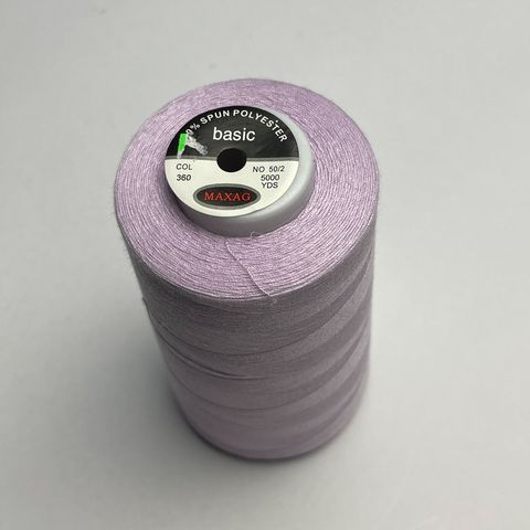 Нитки 50/2 5000 ярд 100% п/э, цвет 360